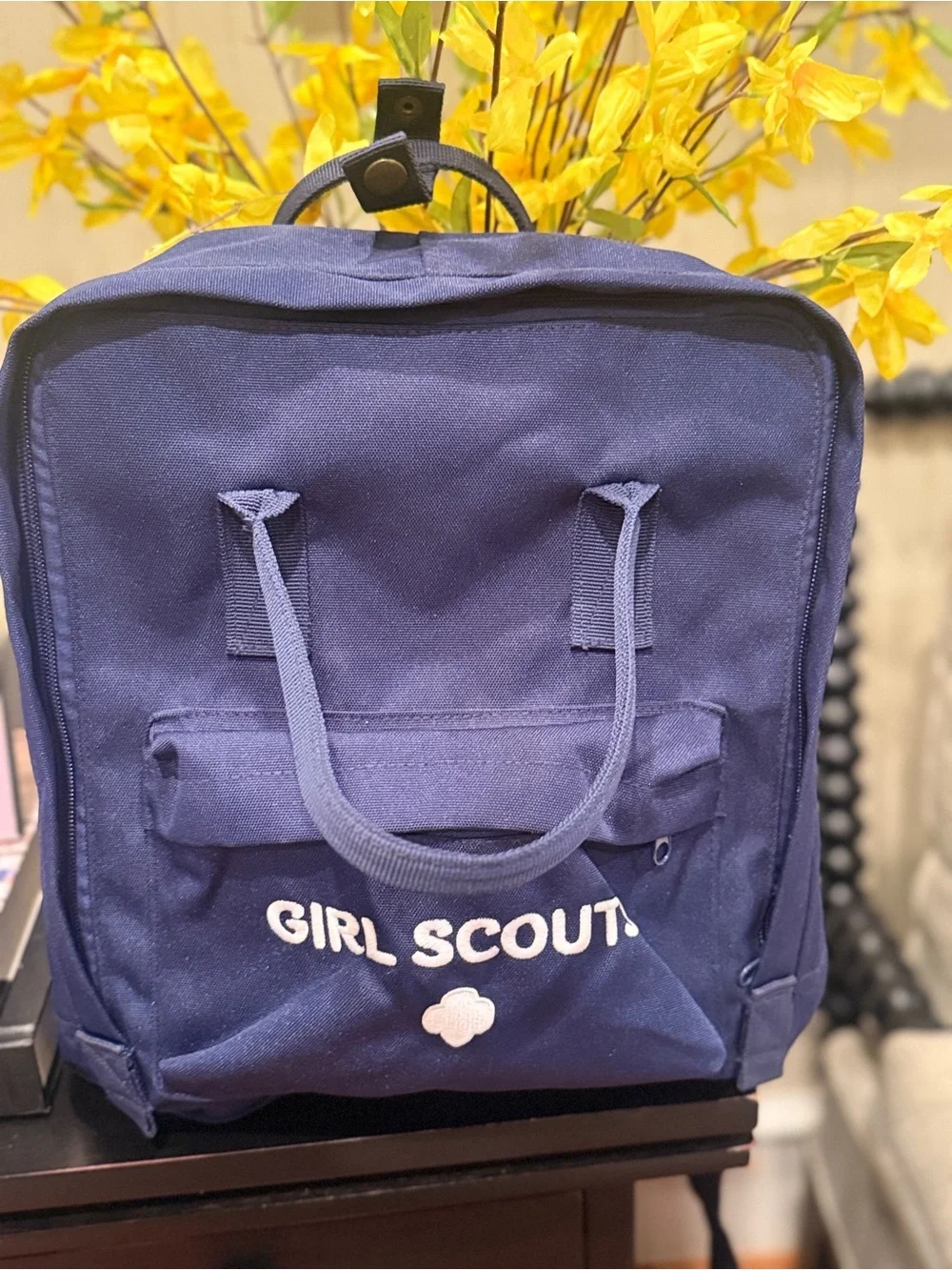 Navy Canvas Backpack - Versatile Bag